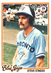 1978 Topps Baseball Cards      521     Steve Staggs RC
